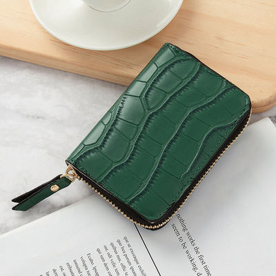 Custom Logo Avaliable Solid Color Credit Card Bag Women Small Change Purse for Fashion