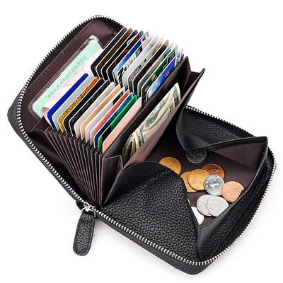 Low MOQ Japan Style Leather Wallet For Women Rfid Blocking Purse Credit Card Holder Clutch