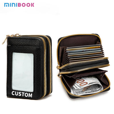 Unisex 3D Fashion Leather Card Holder Organizer Bag Purse with ID Credit Card Slots