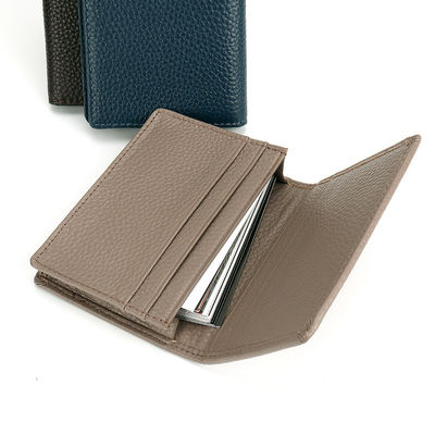 Custom Logo Avaliable Leather Bifold Wallet Slim Wallet Bifold Card Holder OEM/ODM