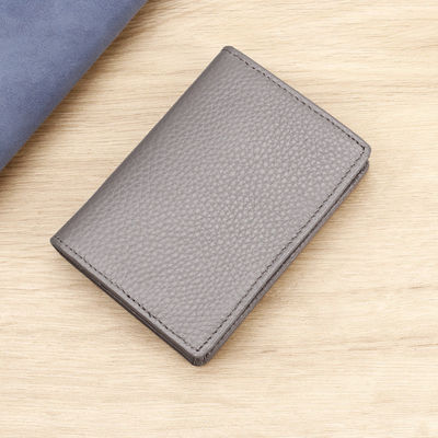 Custom Logo Avaliable Leather Bifold Wallet Slim Wallet Bifold Card Holder OEM/ODM
