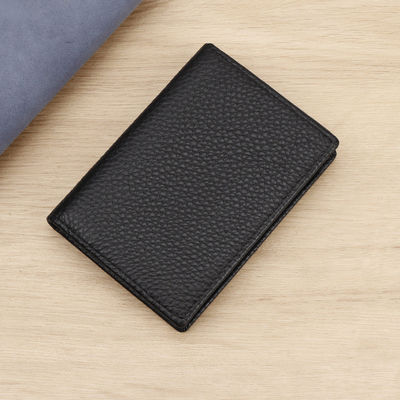 Custom Logo Avaliable Leather Bifold Wallet Slim Wallet Bifold Card Holder OEM/ODM