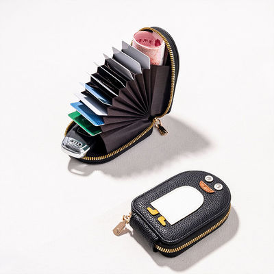 Custom Designed Cow Leather ID Card Holder for Kids and Women in Fashion Style
