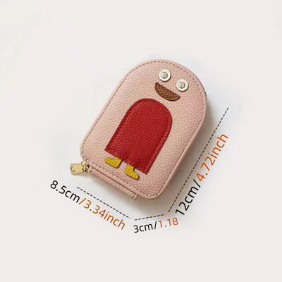 Custom Designed Cow Leather ID Card Holder for Kids and Women in Fashion Style