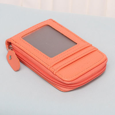 12 Slots Rfid Anti-Theft Wallet Popular Zippered Credit Card Bag for Low MOQ Mix Models