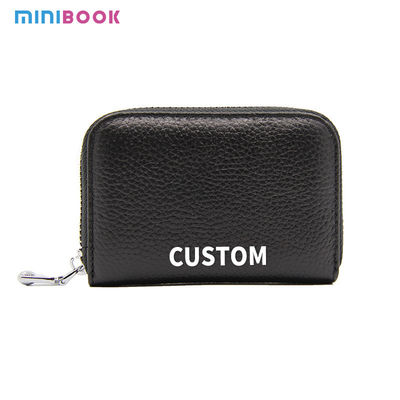 Short Genuine Leather Credit Card Holder for Women Advantage of Low MOQ Mix Models