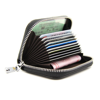 Short Genuine Leather Credit Card Holder for Women Advantage of Low MOQ Mix Models