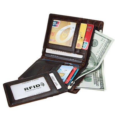 11cm*9cm*2cm Package Size Luxury Men Wallet Coin Purse Card Holder Short Wallet PU Leather