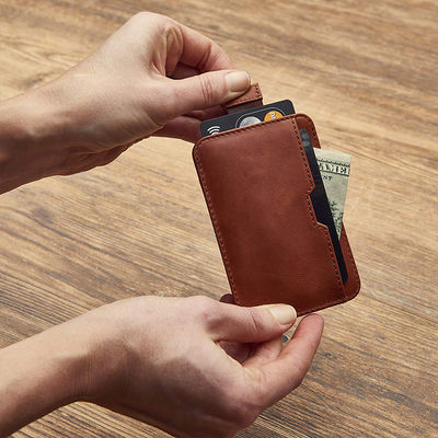 Fashion Style Rfid Blocking Men's Pu Leather Wallet with Zipper and Card Holder Pocket