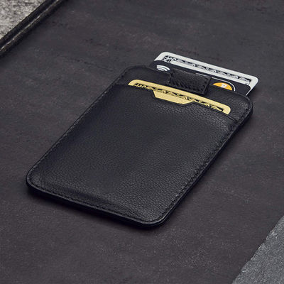 Fashion Style Rfid Blocking Men's Pu Leather Wallet with Zipper and Card Holder Pocket