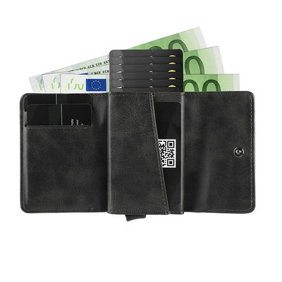 Customized Retro Style Credit Card Holder Wallet with Rfid Protection and Lightweight Design