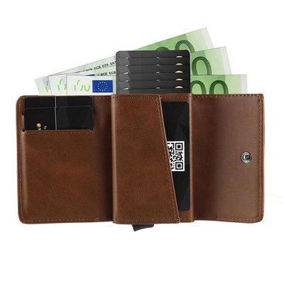 Customized Retro Style Credit Card Holder Wallet with Rfid Protection and Lightweight Design