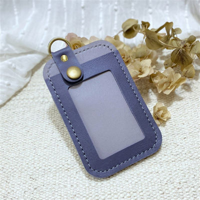 Package Size 9*6.5*0.5CM PU Leather Credit Card Holder Keychain for Women's Essentials
