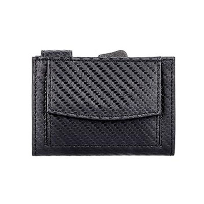 Advantageous Custom Mens Pu Leather Card Holder with Metal Box and Low MOQ Mix Models