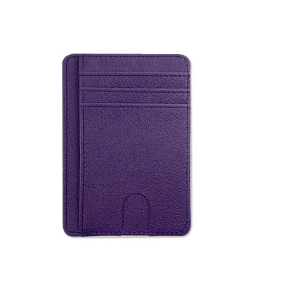 MN-2301 Custom RFID Card Sleeves for Slim Front Pocket Wallet and Solid Color Pattern