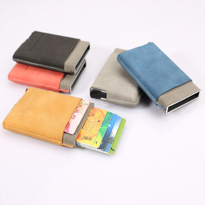 User-friendly Automatic Pop-up Metal Credit Card Holder for Business Professionals