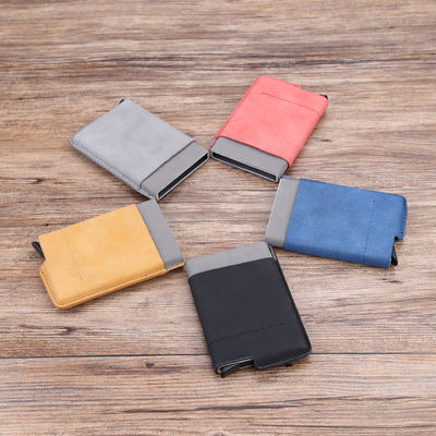 User-friendly Automatic Pop-up Metal Credit Card Holder for Business Professionals