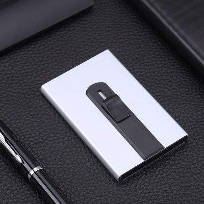 Durable Metal Card Holder with RFID Blocking Aluminum Wallet Push Up Feature and Design