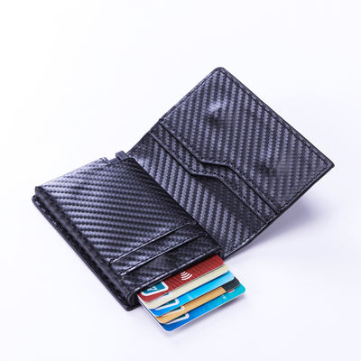 Multi-styles RFID Blocking Credit Cards Holder Wallet Crazy PU Leather Business Card Holders