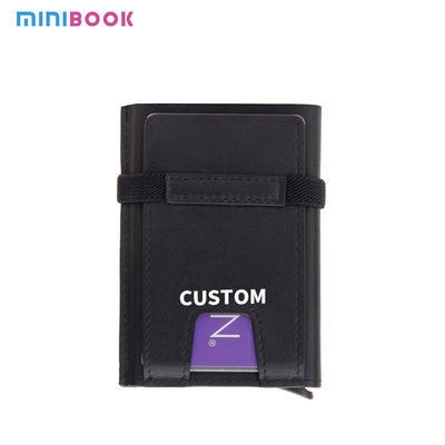 Low MOQ Mix Models Card Holder with Money Pocket Pop Up Wallet RFID Blocking Slim Metal Bank Card Case Holds
