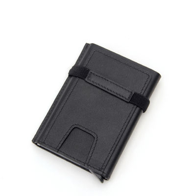Low MOQ Mix Models Card Holder with Money Pocket Pop Up Wallet RFID Blocking Slim Metal Bank Card Case Holds
