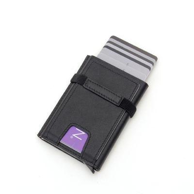 Low MOQ Mix Models Card Holder with Money Pocket Pop Up Wallet RFID Blocking Slim Metal Bank Card Case Holds