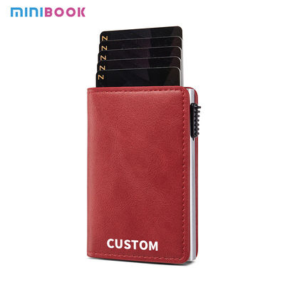 2024 Design PU RFID Aluminum Alloy Anti-theft Credit Card Holders Wallet for Your Needs