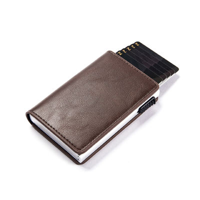 2024 Design PU RFID Aluminum Alloy Anti-theft Credit Card Holders Wallet for Your Needs