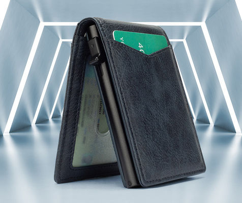 Aluminum Custom Logo Credit Card Holder for Men's Minimalist Business Style and Gifts