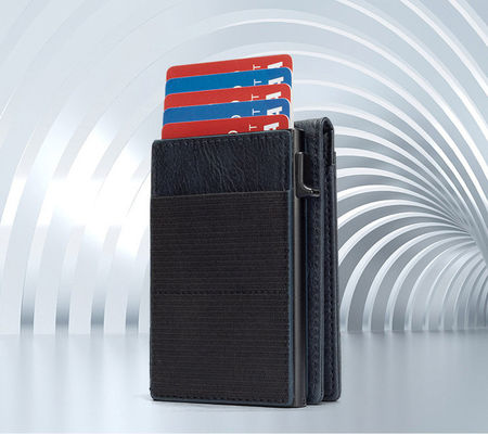Aluminum Custom Logo Credit Card Holder for Men's Minimalist Business Style and Gifts