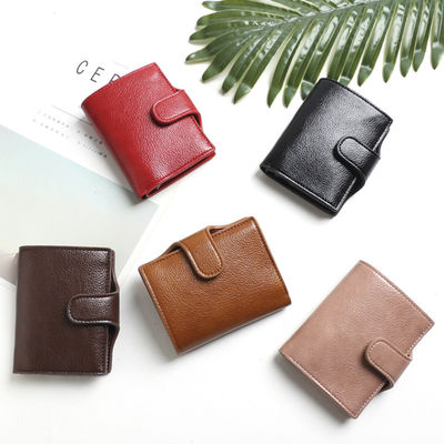 None Pattern Type Pop Up Wallet Card Holder with RFID Blocking and Aluminium Metal Case