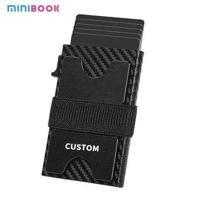 Custom Logo Avaliable Minimalist Business Credit Card Holder with Metal Construction