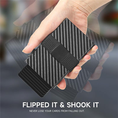 Custom Logo Avaliable Minimalist Business Credit Card Holder with Metal Construction