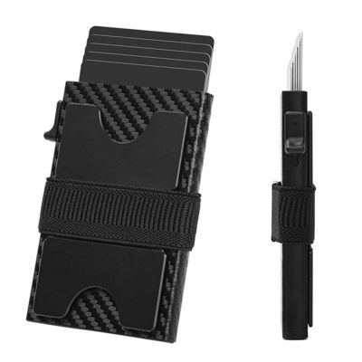 Custom Logo Avaliable Minimalist Business Credit Card Holder with Metal Construction