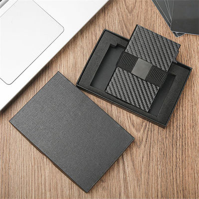 Custom Logo Avaliable Minimalist Business Credit Card Holder with Metal Construction