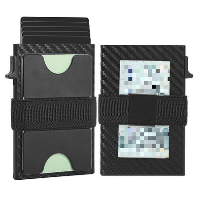 Custom Logo Avaliable Minimalist Business Credit Card Holder with Metal Construction