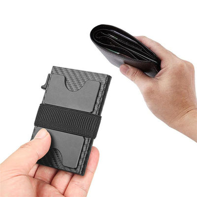 Custom Logo Avaliable Minimalist Business Credit Card Holder with Metal Construction