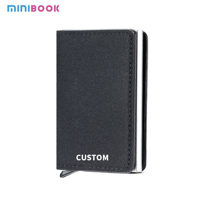 0.07kg Custom Metal Card Holder Wallet with Slim Hollow Out Design and Money Clip