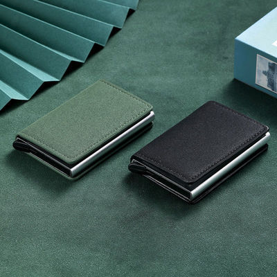 0.07kg Custom Metal Card Holder Wallet with Slim Hollow Out Design and Money Clip