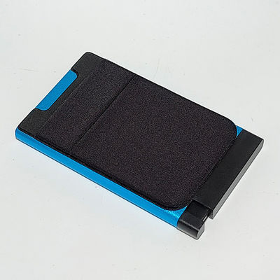 Travelers' Anti-Rfid Aluminum Alloy Credit Card Holder Slim Wallet for Men and Women