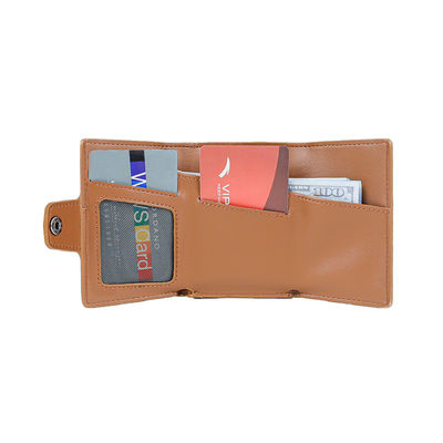 Custom Metal RFID Blocking Aluminium Card Holder Pop Up Wallet with High Qualtiy