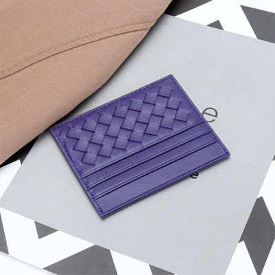 Ultra-thin Mini Sheepskin Credit Card Holder for Women Multi-card Slots and Fashion Bus
