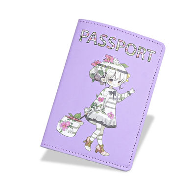 Custom PU Leather Passport Cover with Card Case and RFID Blocking Low MOQ Mix Models