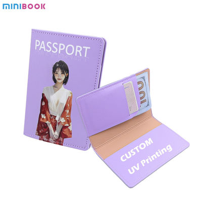 Custom Logo Avaliable RFID Blocking Leather Passport Cover Holder for Family Travel