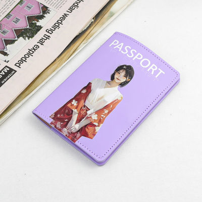 Custom Logo Avaliable RFID Blocking Leather Passport Cover Holder for Family Travel