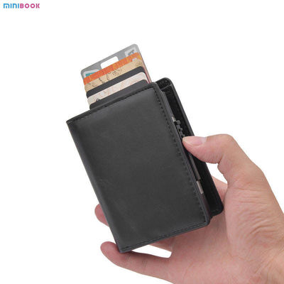 Availiable Aluminum Card Holder for Men Custom Metal Business RFID ID Cartera Slim Minimalist Wallet