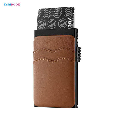 RFID Blocking Credit Card Holder with Slim Design and Leather Slots