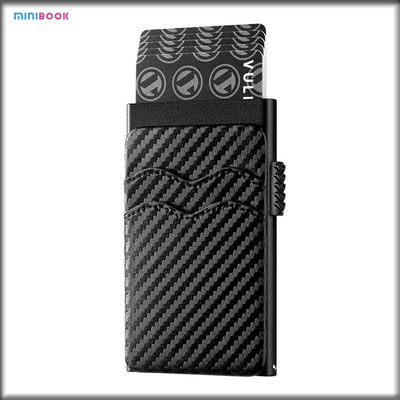 RFID Blocking Credit Card Holder with Slim Design and Leather Slots