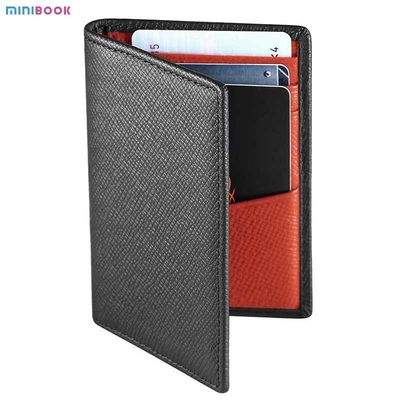 Long Credit Card Holder Wallet Pvc Pure Leather Minimalist Slim Wallets Bi Fold Holders