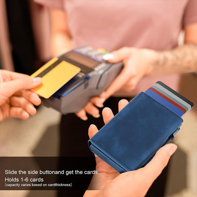 Keep Your Cards Safe and Stylish with Our Fashionable RFID Aluminum Metal Card Holder